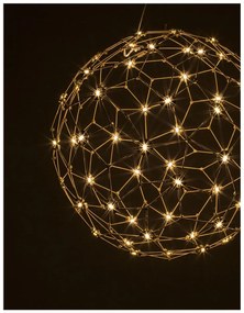 Nova Luce SOLE 1 ágú függeszték, arany, 3000K melegfehér, beépített LED, 21,6W, 2520 lm, 9186002