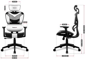 Gamer szék combat 8.0 fehér.