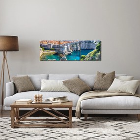 Kép - Dubrovnik (órával) (90x30 cm)
