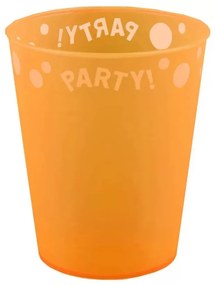 Orange, Narancssárga micro prémium műanyag pohár 250 ml