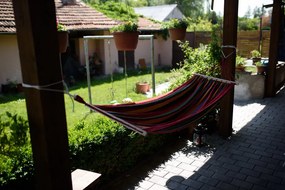 Színes függőágy HAMAK 2 személy részére 190x150 cm