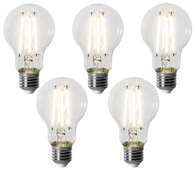 5 darabos szabályozható E27 LED izzó A60 8W 900 lm 3000K