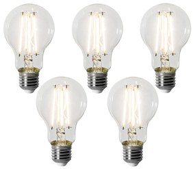 5 db E27 dimbare LED lamp A60 8W 900 lm 3000K