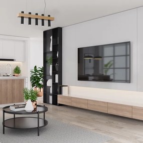 Csillár zsinóron WEST 5xGU10/25W/230V fekete