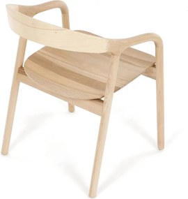 Jídelní židle, přírodní, dřevo, DCH-V3202 NAT