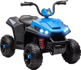 AIYAPLAY Elektromos Quad Gyerekeknek 12V - 4 Kerekes Felfüggesztés, MP3 Zenelejátszó, Gyerekjármű Fényszórókkal, Előre és Hátra Sebességváltóval, 3-5