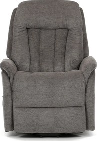 Elektromos relax fotel állítható háttámlával szürke szövet TV-Q8575 GREY2