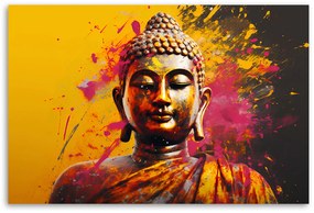 Gario Vászonkép Buddha egy absztrakt háttér Méret: 120 x 80 cm