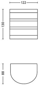 Philips 17314/47/16 - LED Kültéri világítás MYGARDEN CALGARY 1xLED/3W/230V IP44