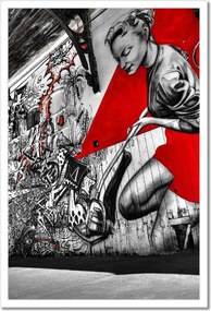 Poszterek keretben 40x60 Graffiti Falfestmények