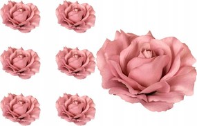 Rózsa fej Sonia világos hanga 6PCS művirág nád