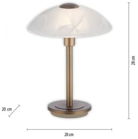 Paul Neuhaus 4026-11 - LED Dimmelhető asztali lámpa ENOVA 1xG9/2,6W/230V