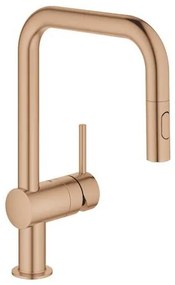 Grohe Minta mosogató csaptelep kihúzható zuhannyal, 2 áram warm sunset 32322dl2 G32322DL2