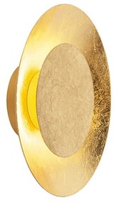 Art Deco mennyezeti lámpa arany/réz LED-del - Sun