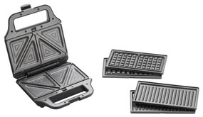 Concept SV3054 - Szendvics készítő 3in1 700W/230V fekete