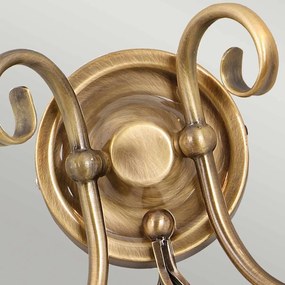 Elstead klasszikus fali lámpa artisan antik sárgaréz elsart2-agd-brass