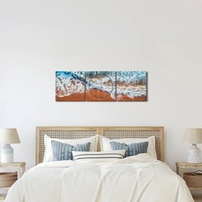 Tengerpart képe (órával) (90x30 cm)