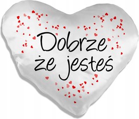 Szív Alakú Párna Ajándék Feleség Barátnőjének Jó, hogy itt vagy