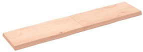 kezeletlen tömör fa asztallap 180x40x(2-6) cm
