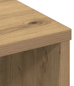 Fejhajtó szekrény polcokkal tárolóval kézműves tölgy Műanyag Fa