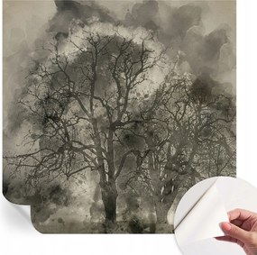 Divatos öntapadós fali tapéta Furnér Rejtélyes fák 250x250 cm