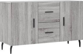 vidaXL szürke sonoma színű szerelt fa tálalószekrény 100 x 36 x 60 cm