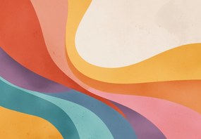 Fotótapéta - Színes hullám (147x102 cm)