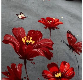 Mikroplüss ágyneműhuzat REDFLOWA szürke Ágyneműhuzat mérete: 70 x 80 cm | 140 x 200 cm