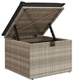 Kerti Kanapé Szett 8 pcs Világosszürke 287.5 x 122.5 x 85 cm