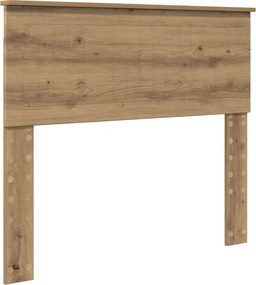 vidaXL Fejtámla Artisan tölgy 100 cm Faanyag