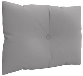 3 db szürke szövet raklappárna