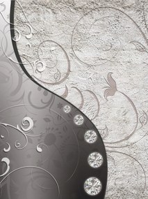 Fotótapéta Szürke Gyémánt Kő Grafit Vinyl absztrakt 184x254 +ragasztó