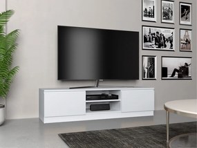 Aldabra RTV140 TV állvány, 140x36x40 cm, fehér