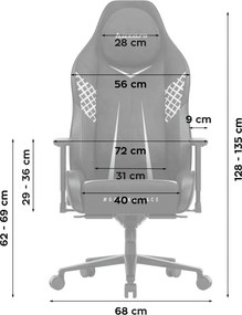 Ultra Gravity, Game szék, ergonomikus, velúr, carbon black