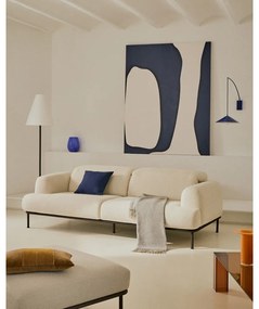 Bézs zsenília kanapé 234 cm Aurum – Kave Home