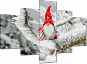 Vászonkép 100x70 Mikulás