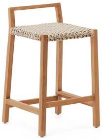 Natúr színű tömörfa kerti bárszék Giverola – Kave Home