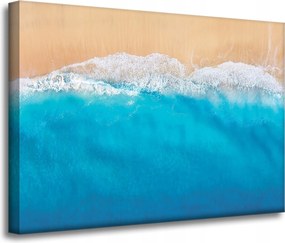 Vászonkép Napsütötte tengerpart Óceán víz 70x50 cm Ideális ajándék