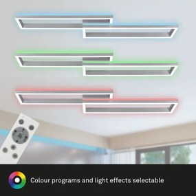 Brilo - LED RGBW Dimmelhető felületre szerelhető csillár FRAME 2xLED/21W/230V 2700-6500K + távirányító