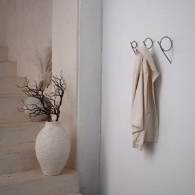 Szürkésbarna fali acél akasztó Tuba M – Spinder Design