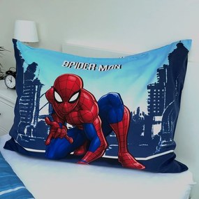 Kék egyszemélyes pamut gyerek ágyneműhuzat 140x200 cm Spider-man "Blue" – Jerry Fabrics