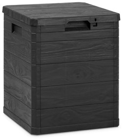 Sötétszürke kerti tárolódoboz Woodys – Toomax