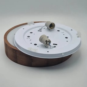 Brilagi - LED mennyezeti lámpa CARVALHO 2xE27/60W/230V tölgy-cseresznye, Ø37 cm