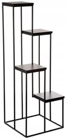 KASKADA virágtartó állvány 110x40 cm fekete