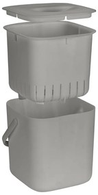 Világosszürke komposztálható hulladék gyűjtő 3 l Conny – Wenko