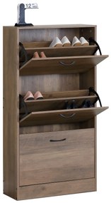 Cipősszekrény rekeszekkel G1016 ELM, jilmfa