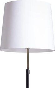 RENDL EMMETT állólámpa talapzat fekete antikolt sárgaréz 230V LED E27 15W