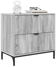 Éjjeli asztal fiókkal Szürke sonoma 63.5 x 36 x 61 cm Faanyag