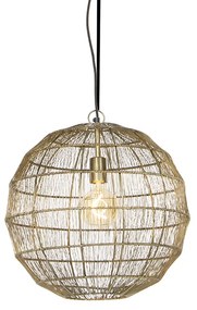 Modern függőlámpa sárgarézből 42 cm - Bolti