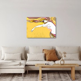 Üveg kép - Lány (70x50 cm)